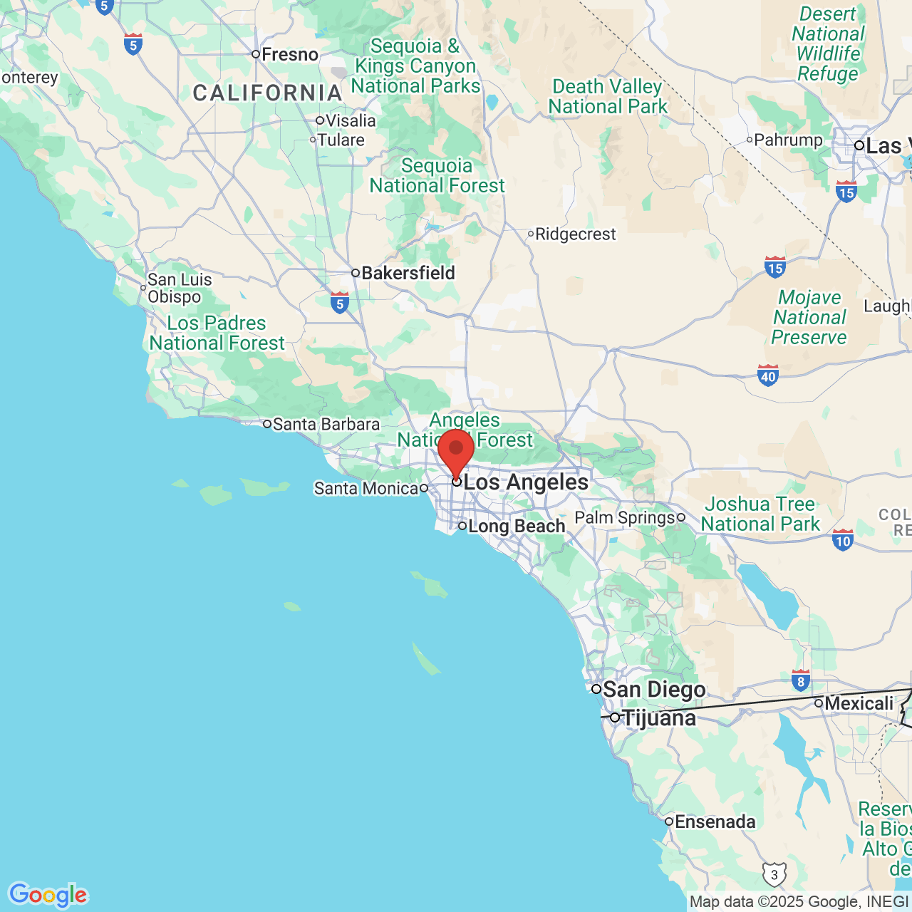 Google map image of our location in 145 S Spring St Suite 800 Los Angeles, CA